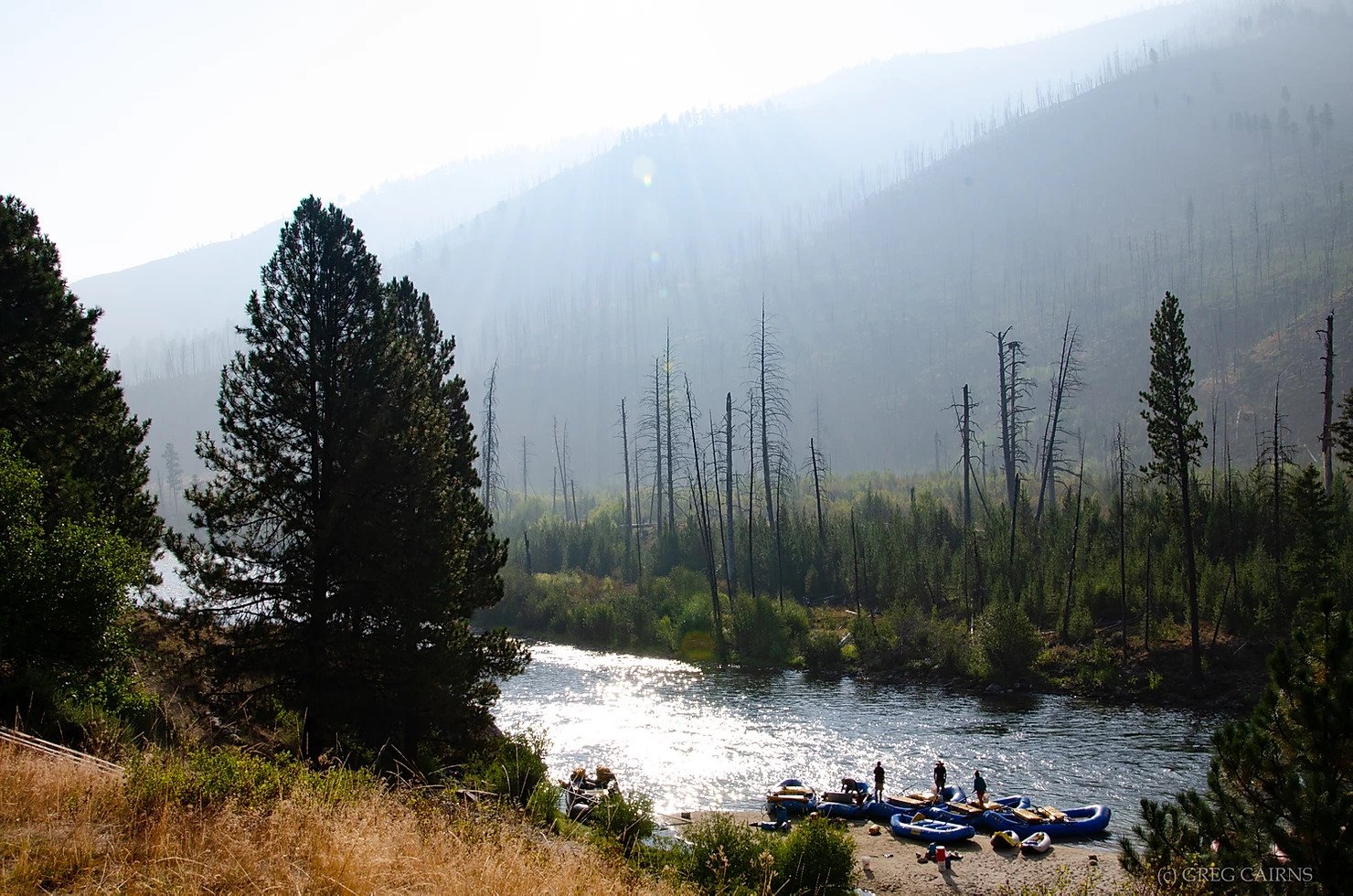 Floating on the Middle Fork of the Salmon River