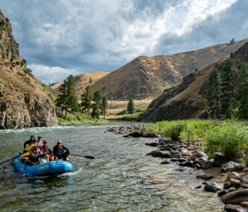 Idaho rafting trip photos