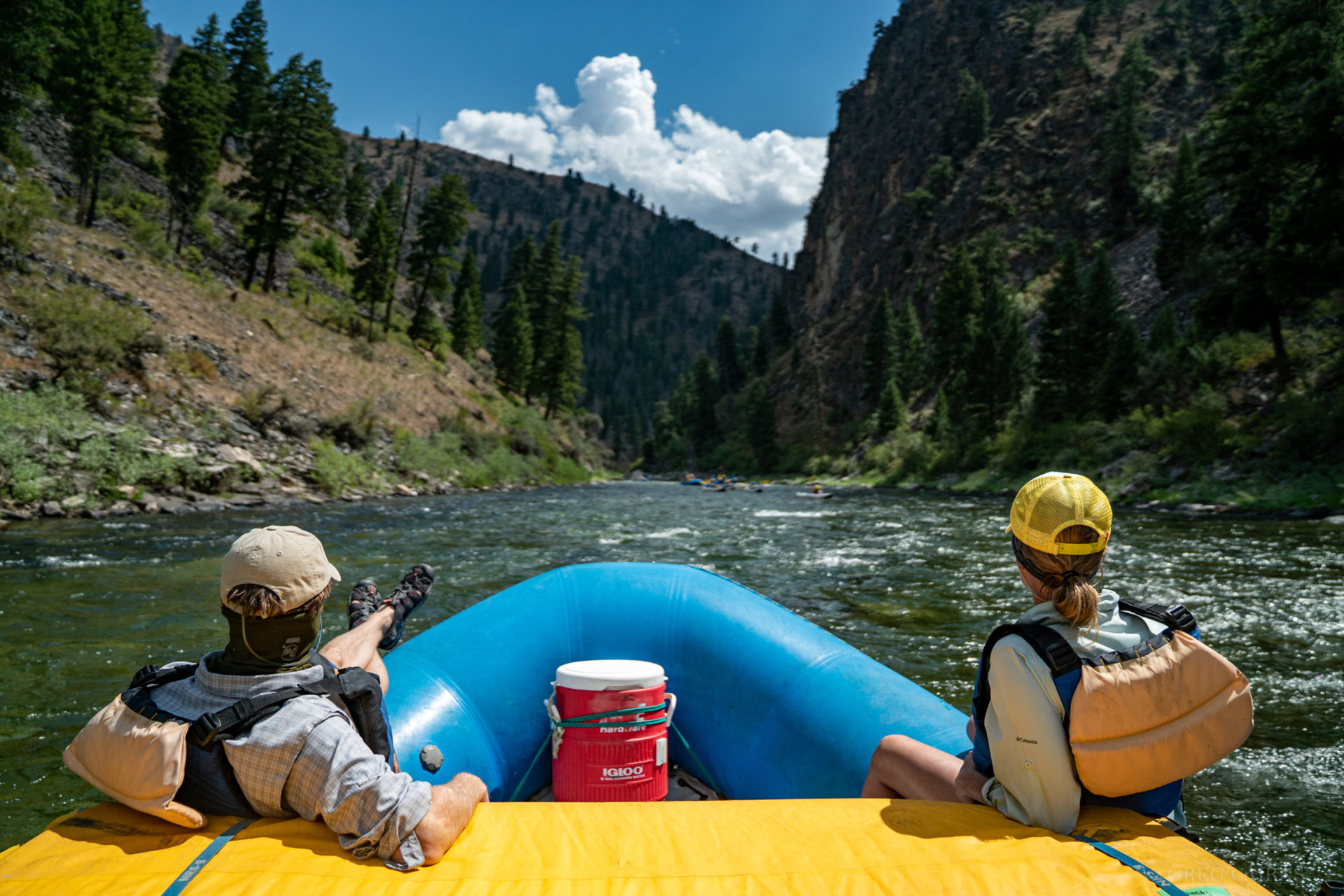 Family White Water Rafting Idaho